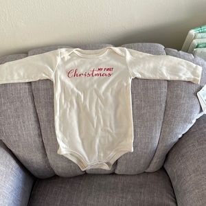 My First Christmas onesie